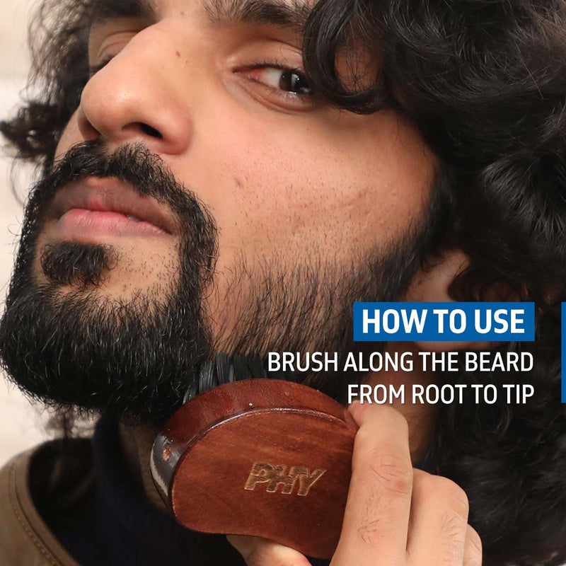 Beard Brush | Removes Beardruff | Cruelty-free bristles