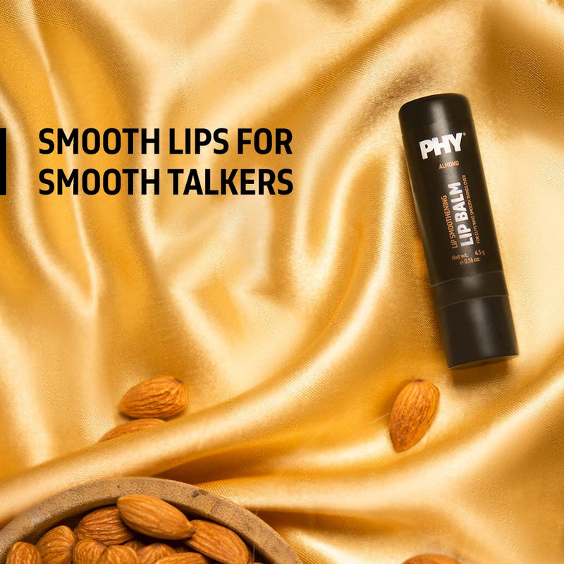 Lip Smoothening Almond Lip Balm | Moisturizes, Softens & Smoothens Lips | 100 % Vegan