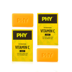Skin Brightening Vitamin C Soap | Cleanses skin without drying | Brightens skin tone | 100 % Vegan | Set Of 2