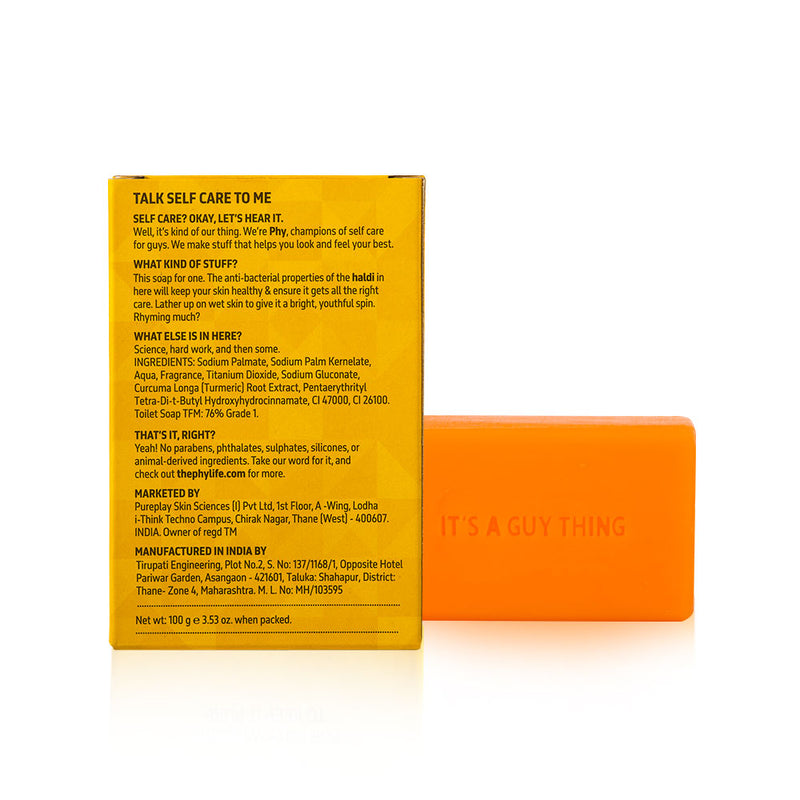 Complete Care Turmeric Soap | Cleanses skin without drying | Deeply nourishes skin | 100 % Vegan | Set Of 2